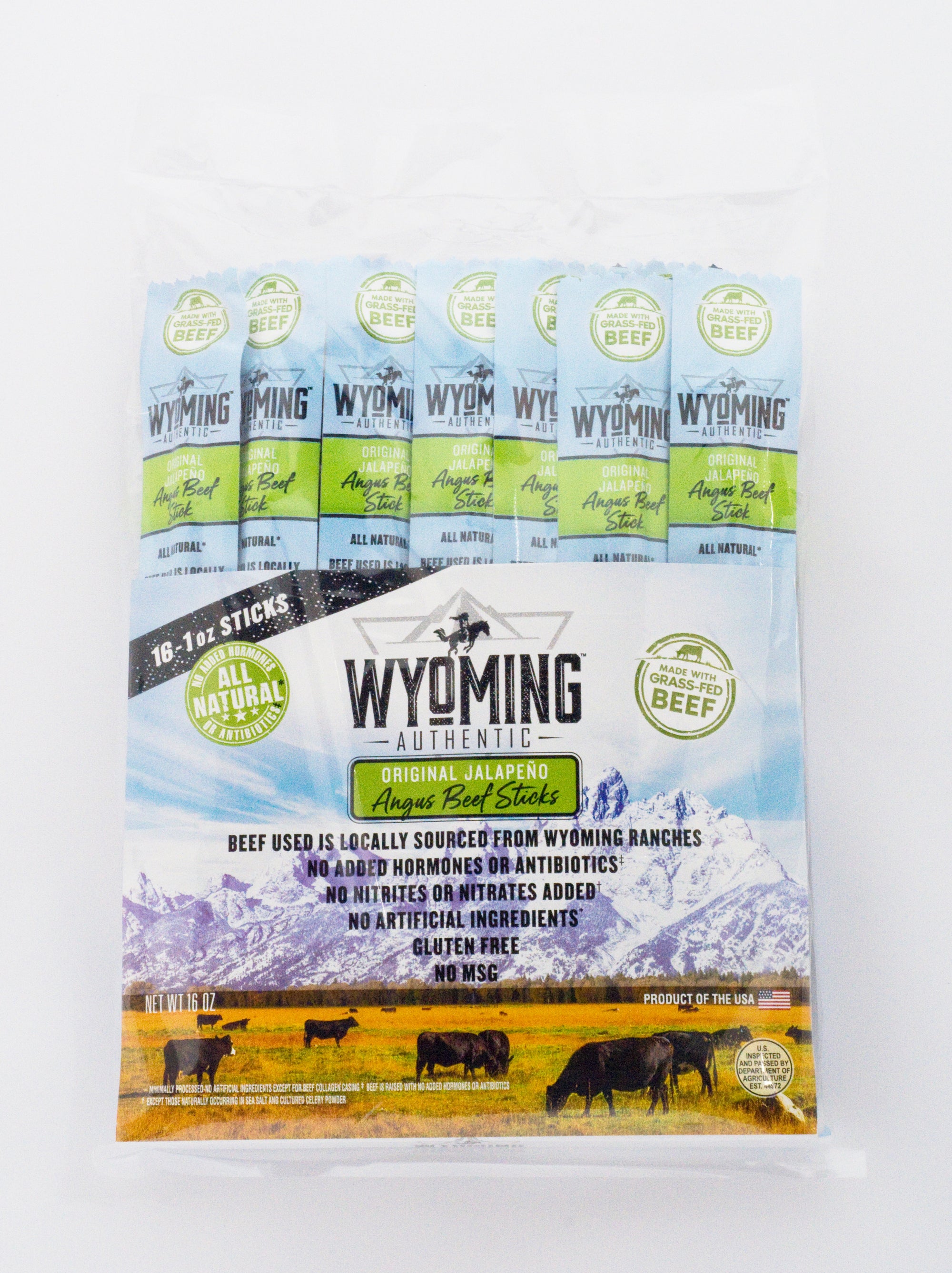 Original Jalapeño Angus Beef Sticks – Wyoming Authentic
